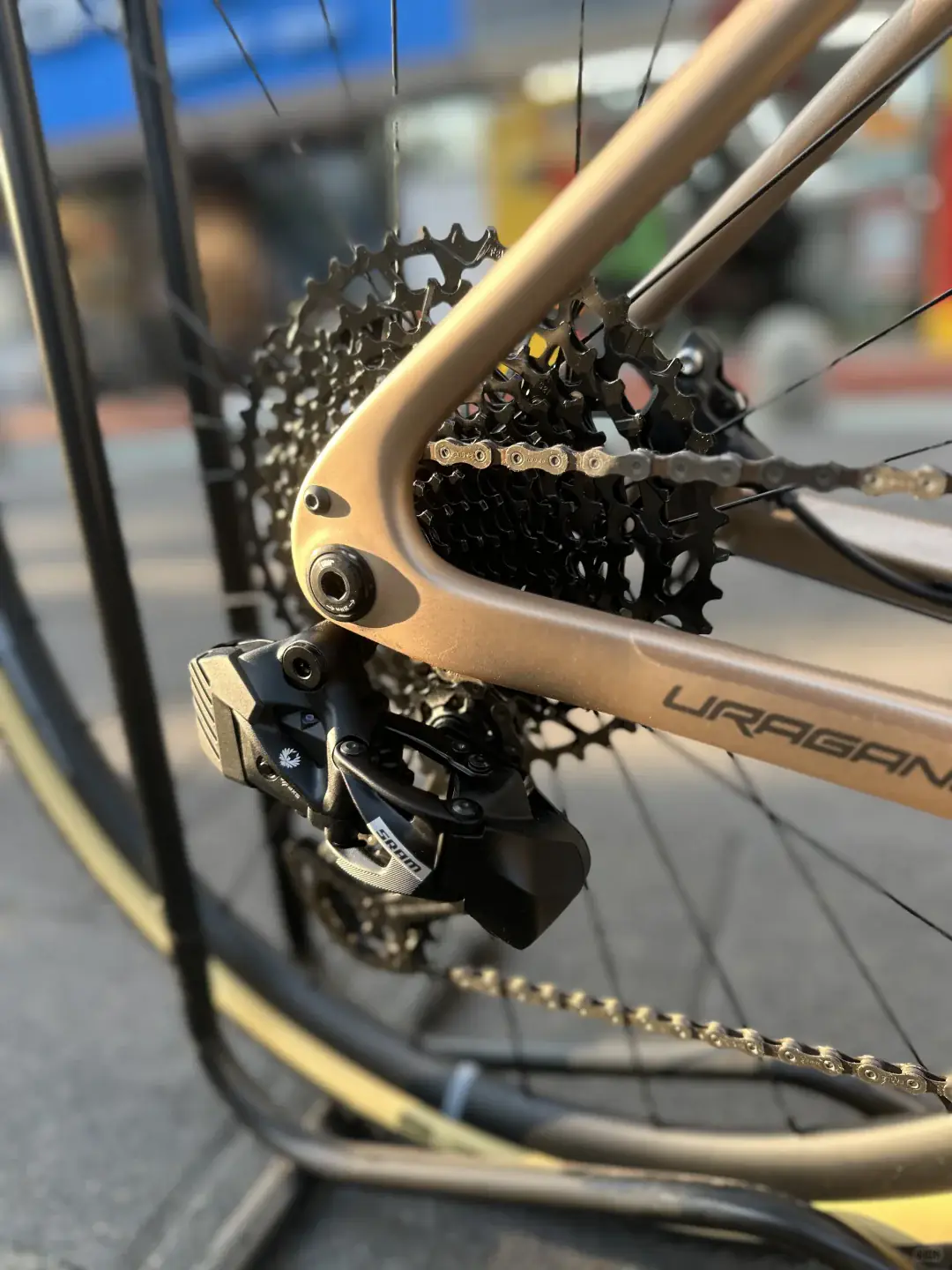 Quoted public-post close-up of the PARDUS Uragano EVO drivetrain